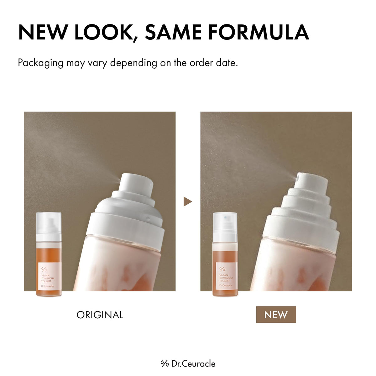 leegeehaam Dr.Ceuracle nozzle close-up shows ultra-fine spray for even coverage