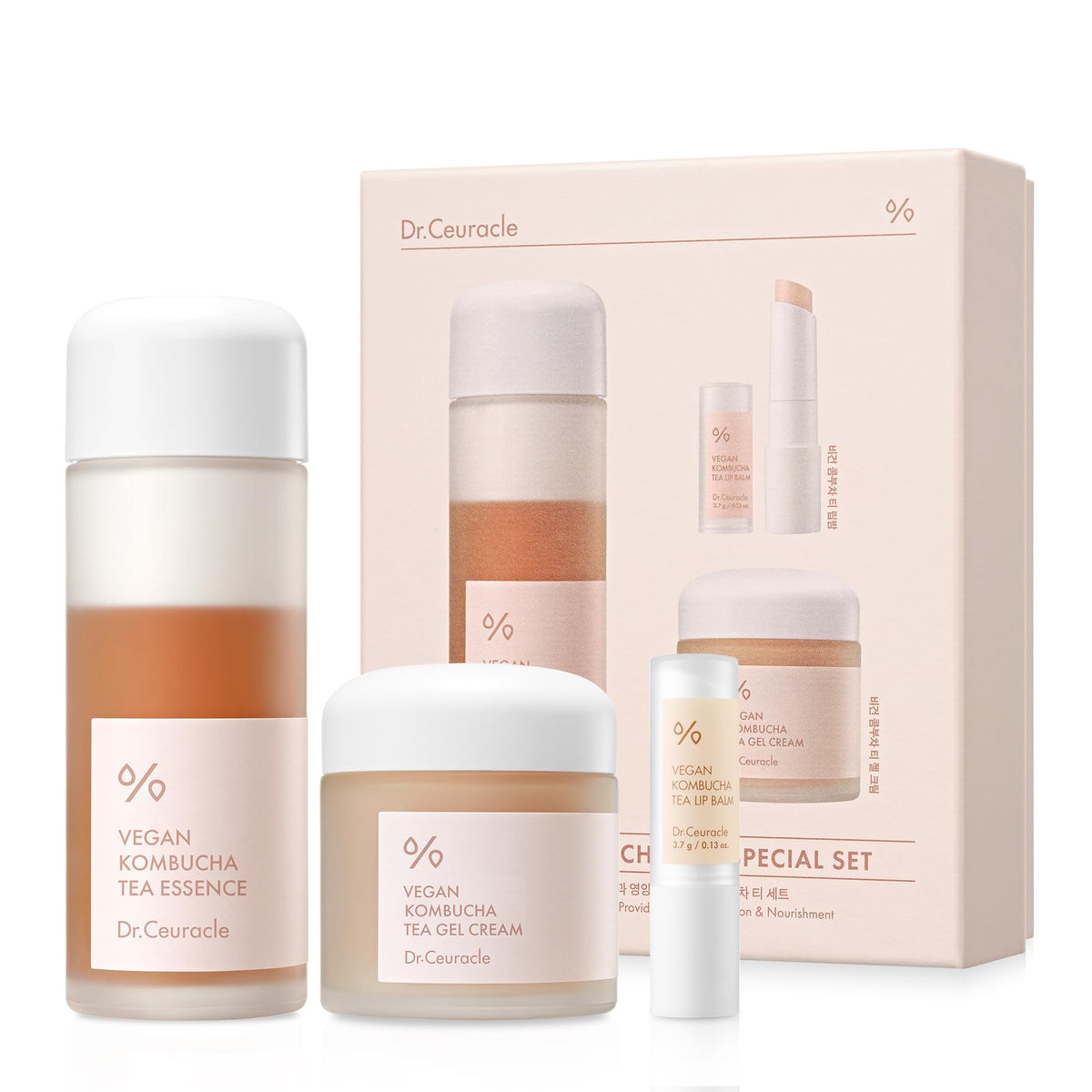 Dr.Ceuracle full set front packaging showing three products and gift-ready design