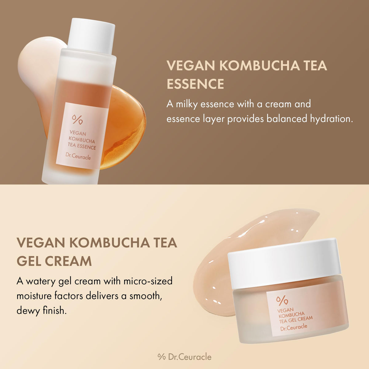 Dr.Ceuracle travel set staged on bag illustrating portable skincare convenience