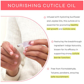Dr. Dana Beauty rollerball applicator close-up for precise, mess-free cuticle oil application