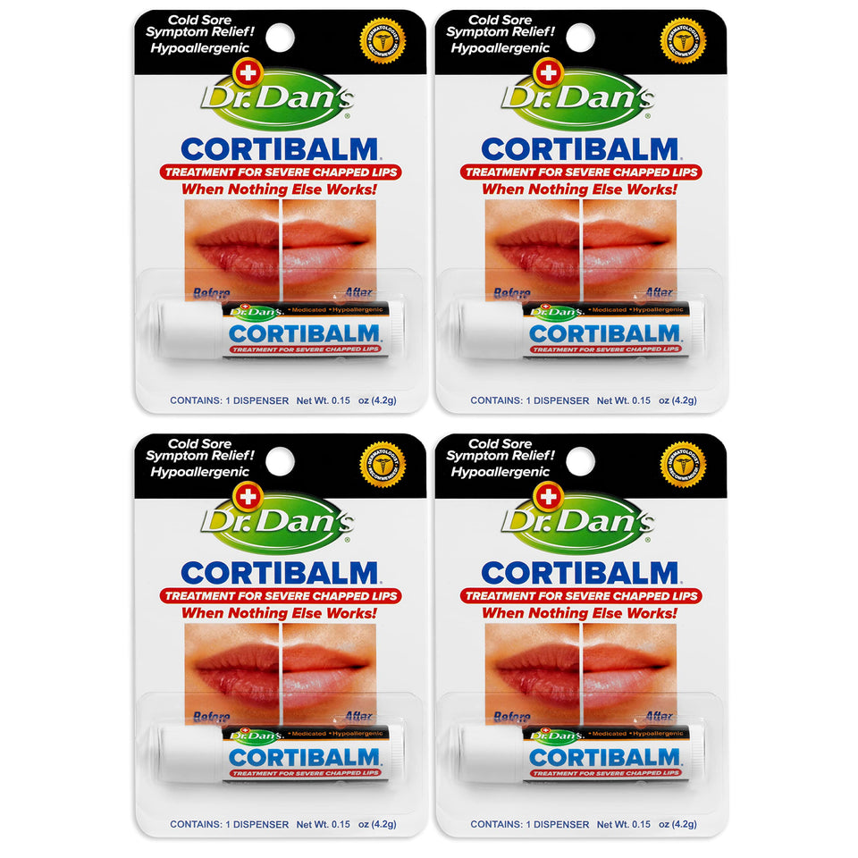 Dr. Dan's front packaging showing balm tube and clear purpose
