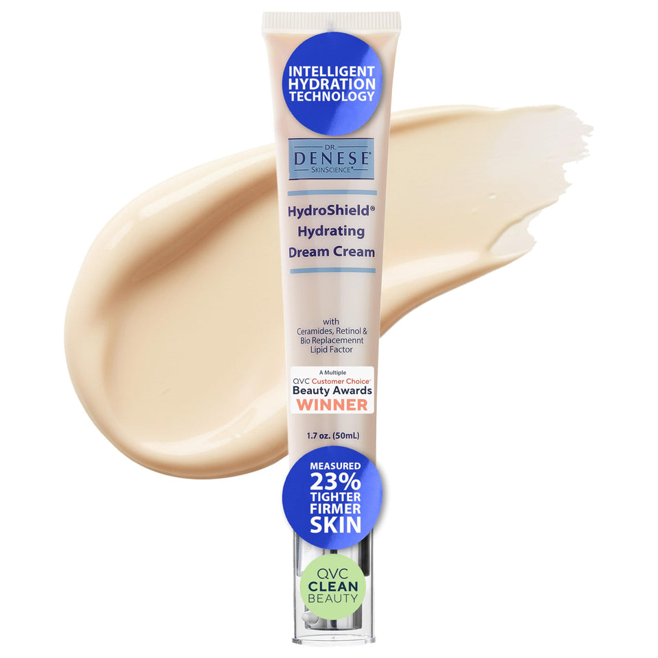 Dr. Denese front jar showing compact travel packaging and immediate hydration benefit