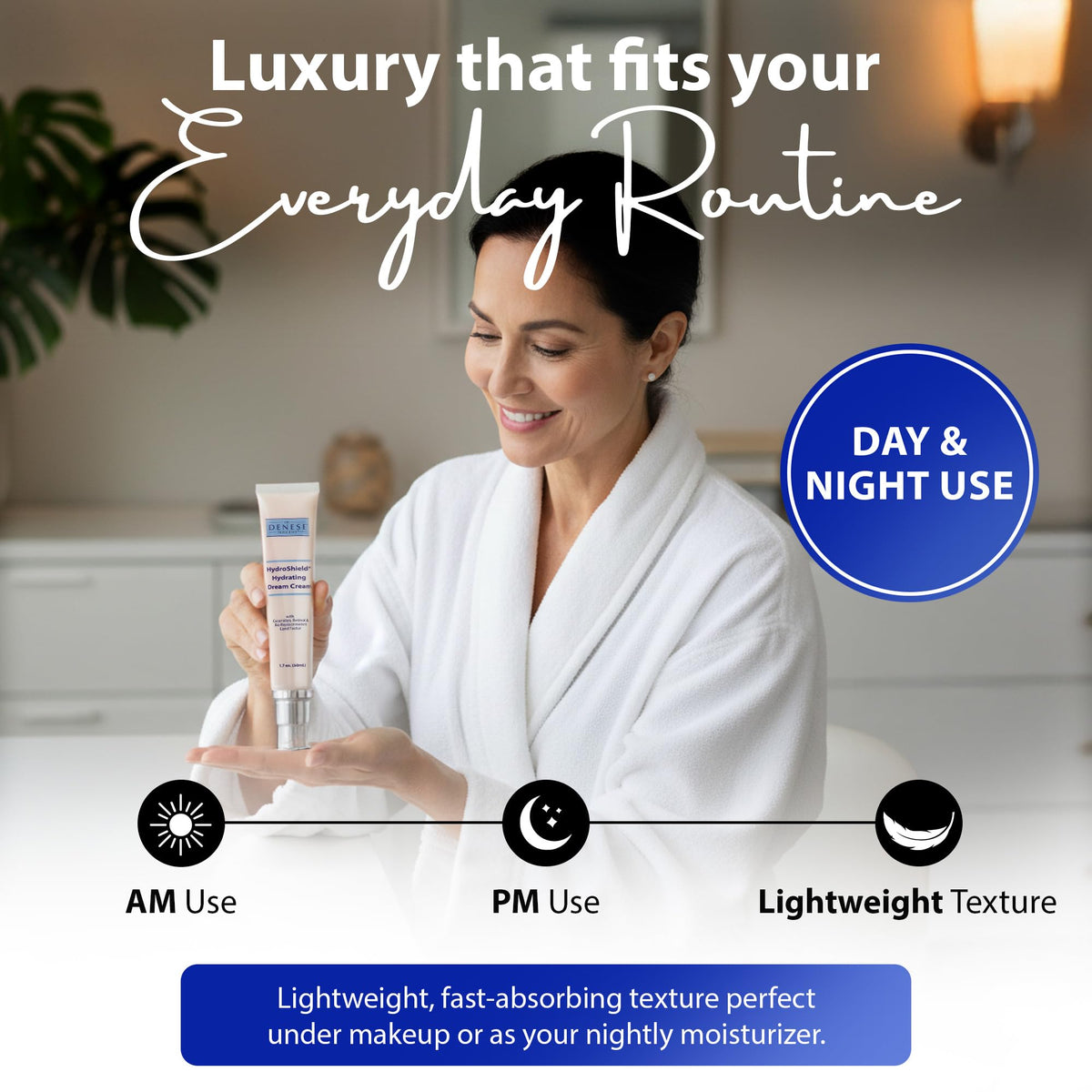 Dr. Denese jar in travel pouch showing portability and on-the-go hydration benefit