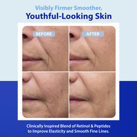 Dr. Denese swatch under makeup showing non-greasy finish and makeup-friendly