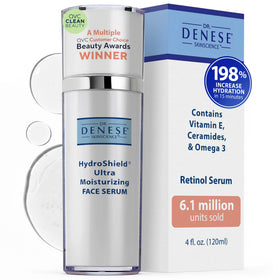 Dr. Denese HydroShield front bottle showing sleek packaging and calming design for hydration