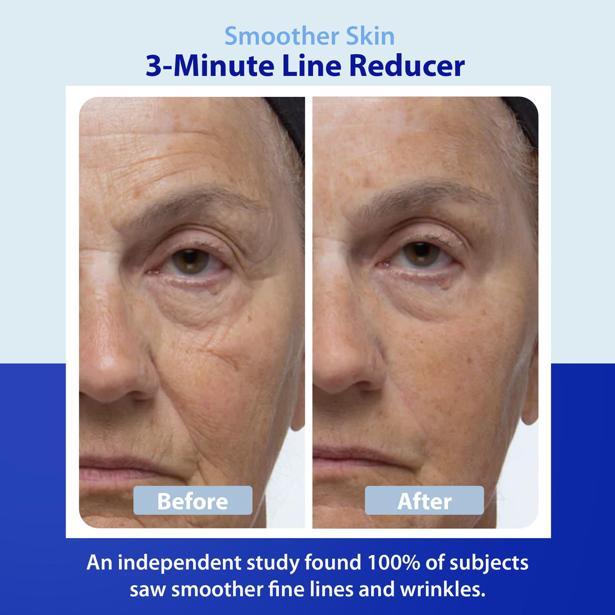 Dr. Denese pump dispensing serum demonstrating easy application