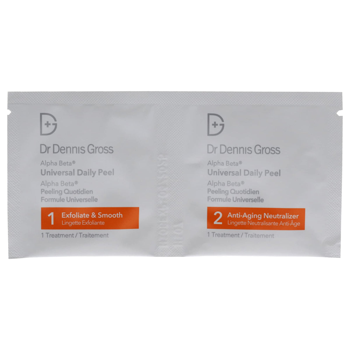Dr Dennis Gross close-up of pad texture demonstrating exfoliating surface and smooth finish