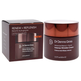 Dr Dennis Gross cream being applied in hand demonstrating hydration and non-greasy finish