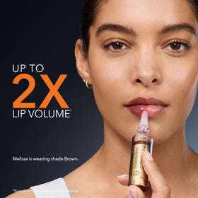 Dr Dennis Gross before and after lips showing visible plumping and improved texture