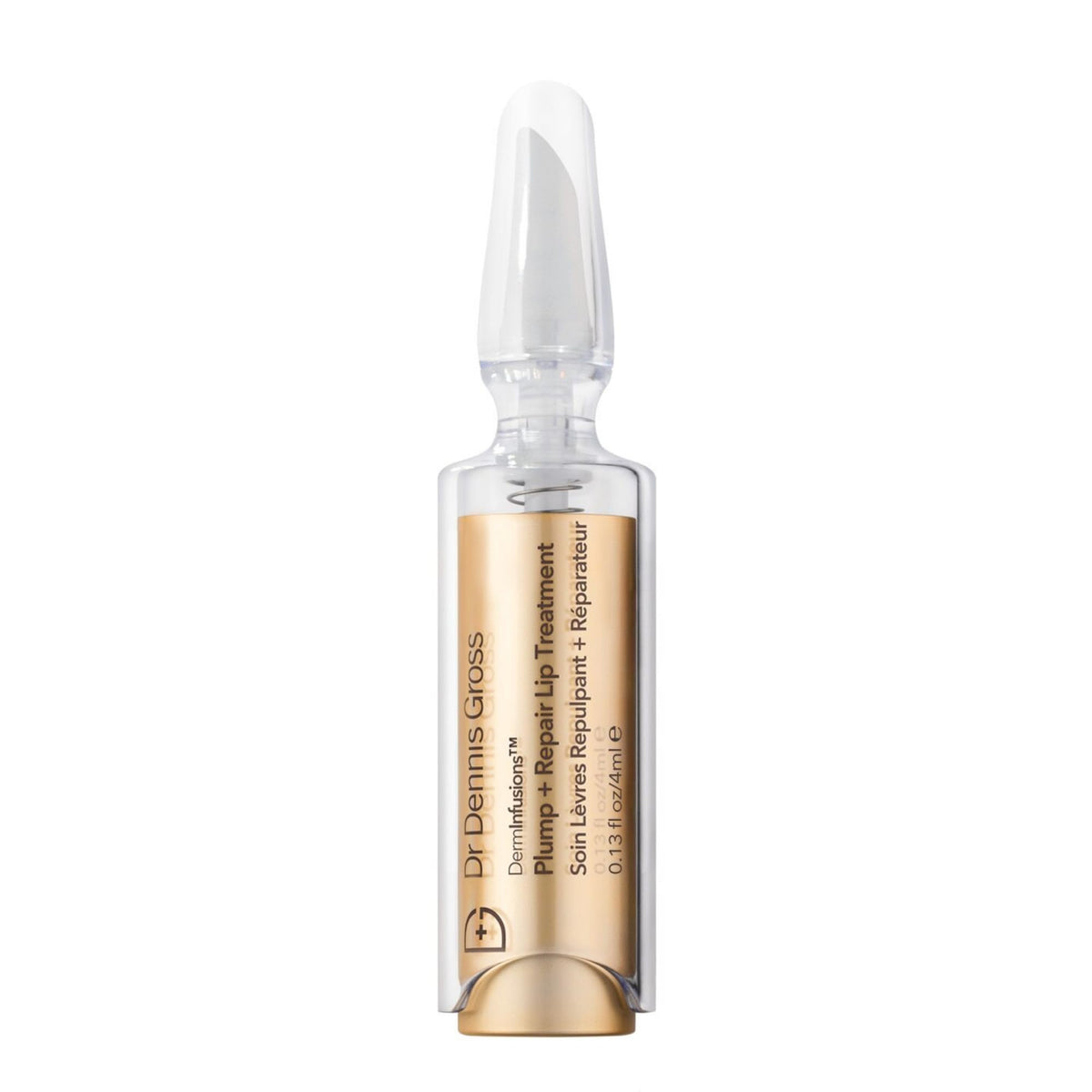 Dr Dennis Gross front packaging tube showing product name and clear shade benefit