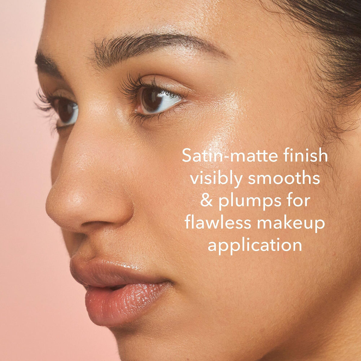 Dr Dennis Gross applied on cheek in routine, shows smoother makeup-ready finish