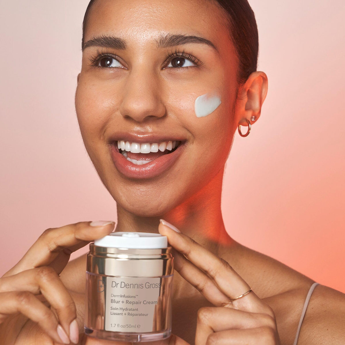 Dr Dennis Gross in a clean bathroom routine, conveys everyday skincare integration