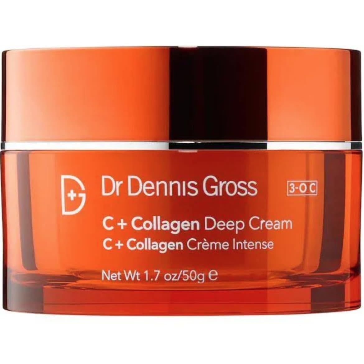 Dr Dennis Gross jar front view showing label and dewy-skin benefit