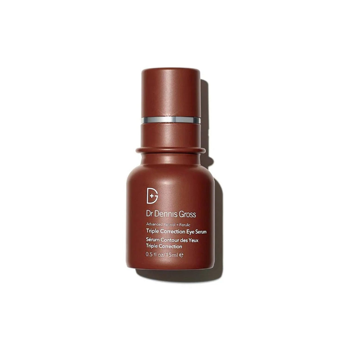 Dr Dennis Gross front packaging showing compact corrective eye serum benefits