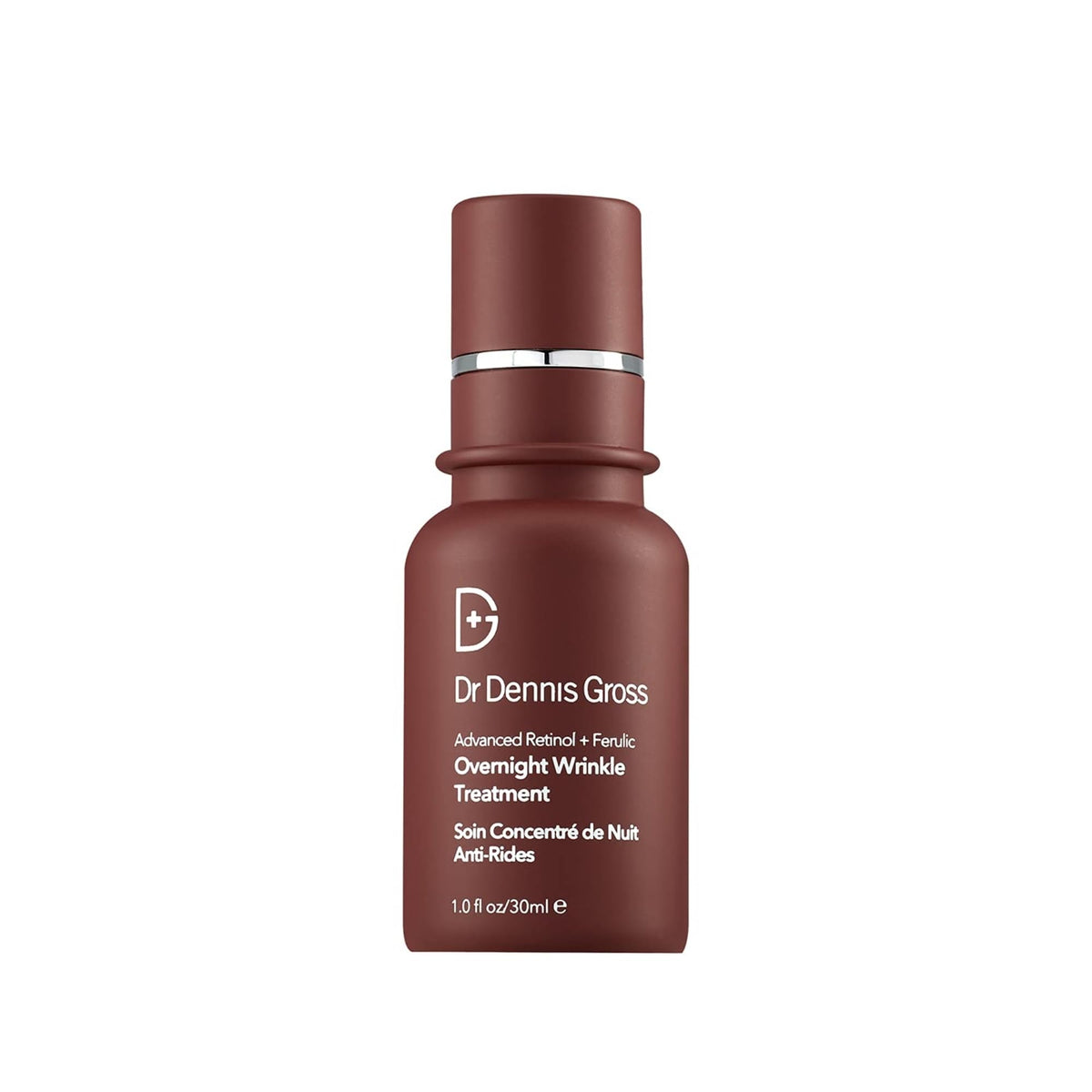 Dr Dennis Gross front packaging showing clean white bottle and clear labeling benefits