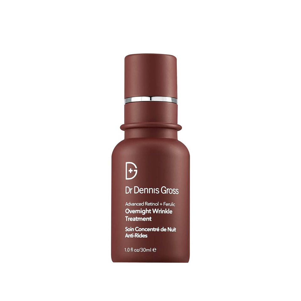 Dr Dennis Gross front packaging showing clean white bottle and clear labeling benefits