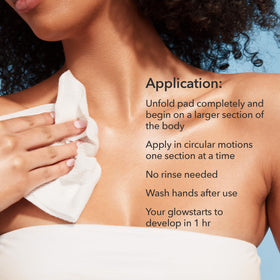 Dr. Dennis Gross pads in beach bag ready for on-the-go glow