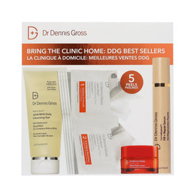 Dr Dennis Gross kit front packaging showing limited edition gift set benefits