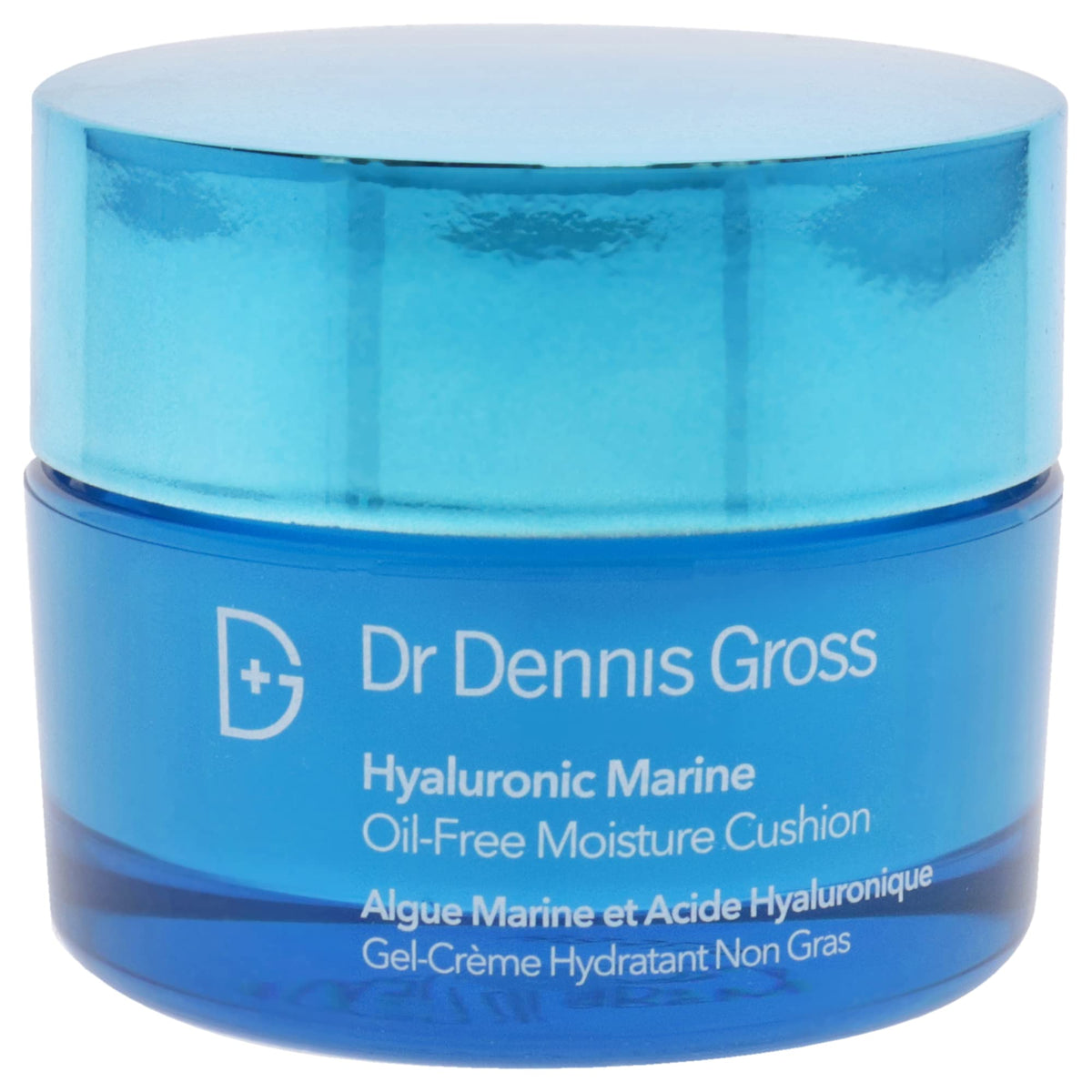 Dr Dennis Gross gel-cream texture close-up demonstrating lightweight feel and fast absorption