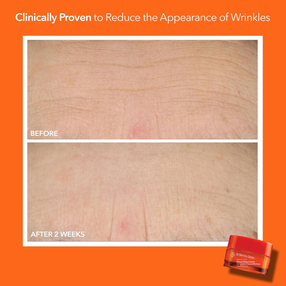 Dr Dennis Gross serum texture on skin showing lightweight absorbent hydration