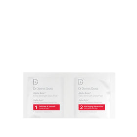 Dr Dennis Gross close-up of two-step towelette texture displaying effective exfoliation