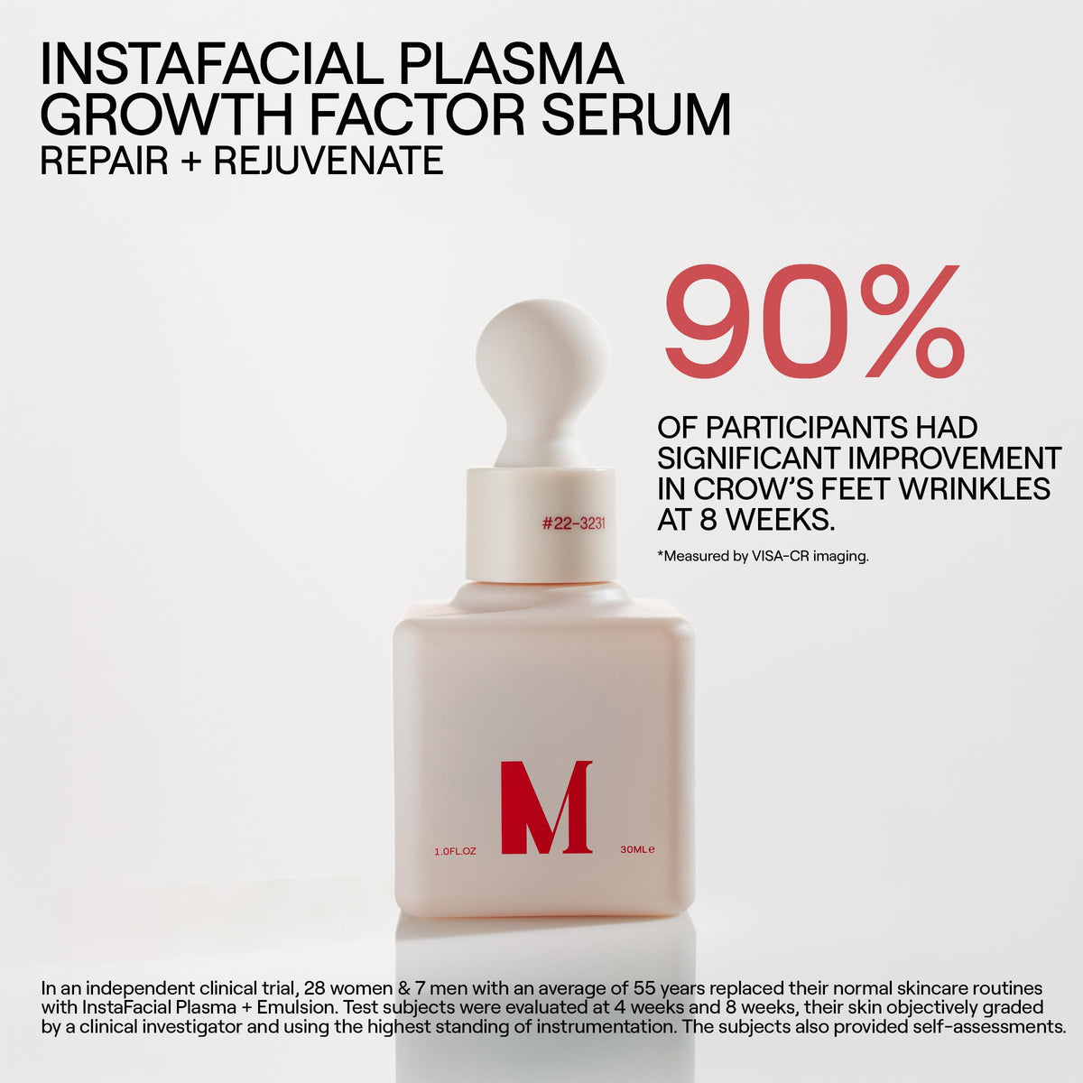 Dr. Diamond's Metacine bottle label detail highlighting growth factor formula