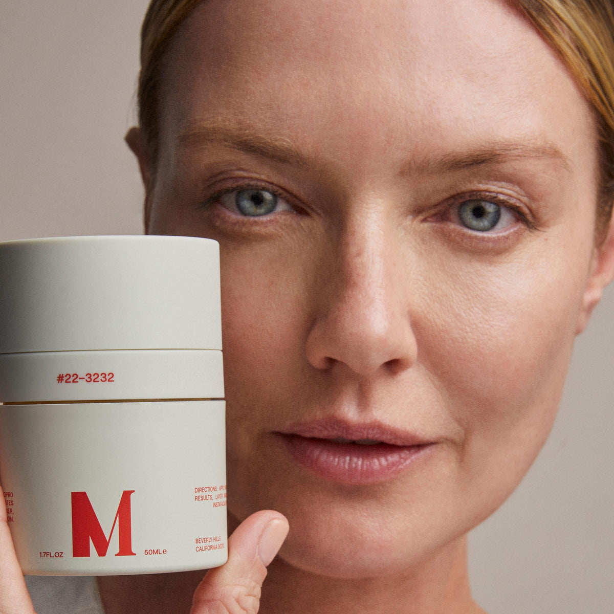 Close-up comparison showing refined texture after using Dr. Diamond's Metacine