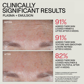 Dr. Diamond's Metacine dispensing emulsion from pump demonstrating easy application
