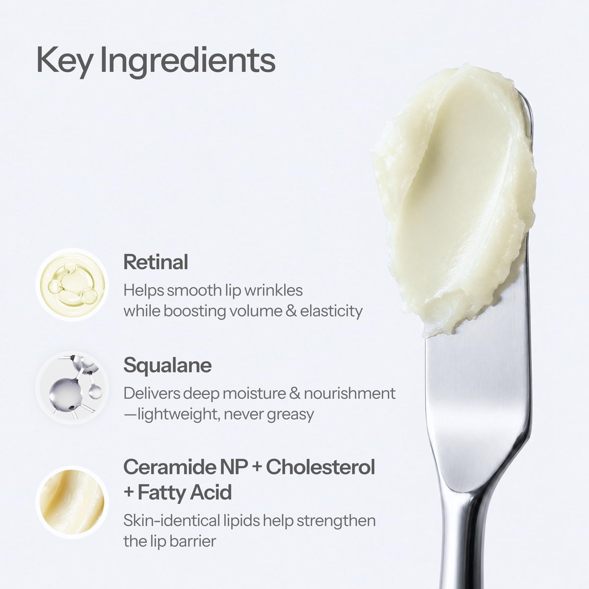 Back label of Dr.Different tube showing ingredient panel and dermatologist design benefit