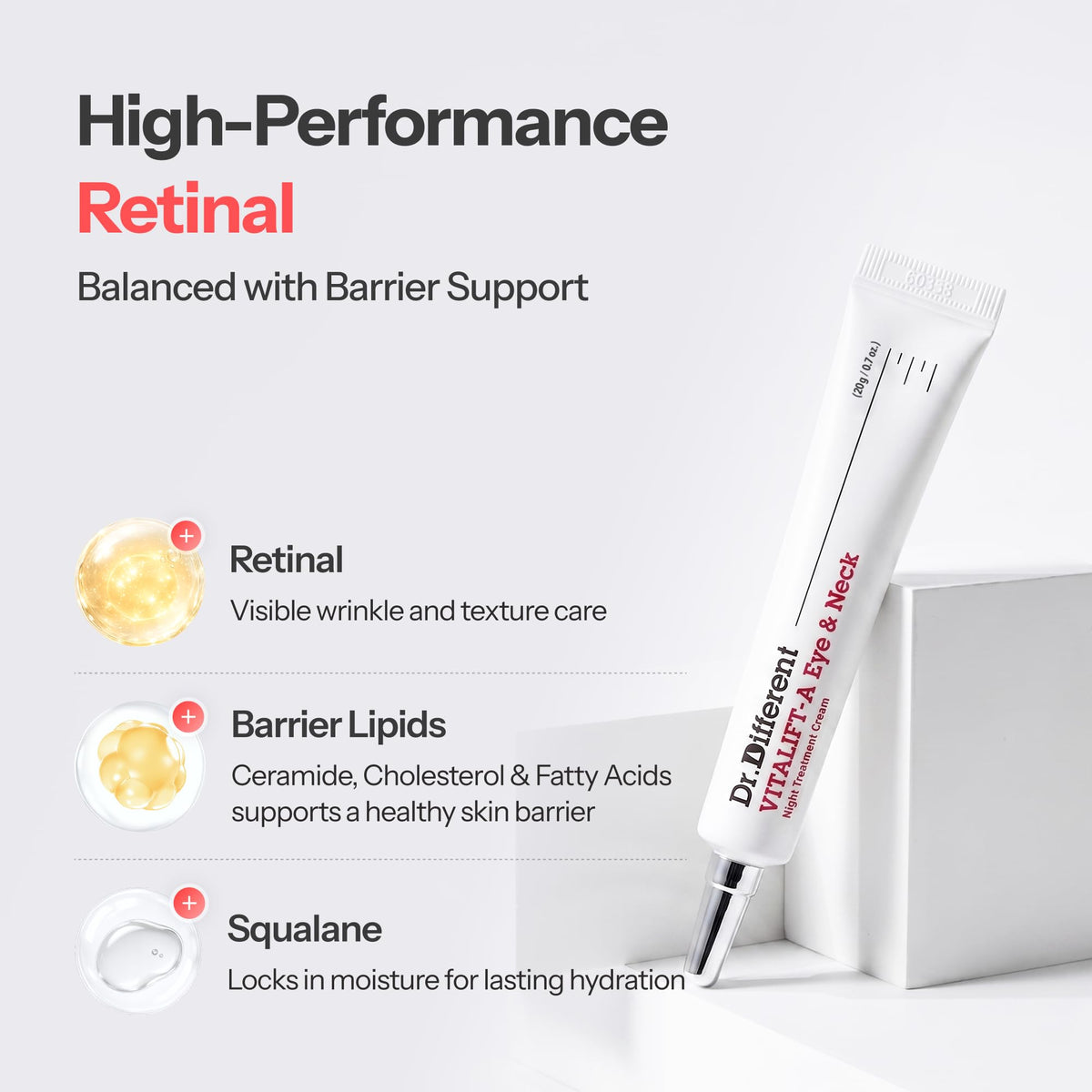 Dr.Different 0.7oz size comparison displaying compact travel-friendly volume