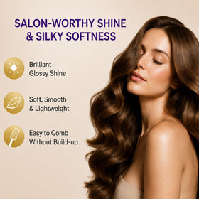 DR.EMMET keratin ingredient focus highlighting strengthening effect