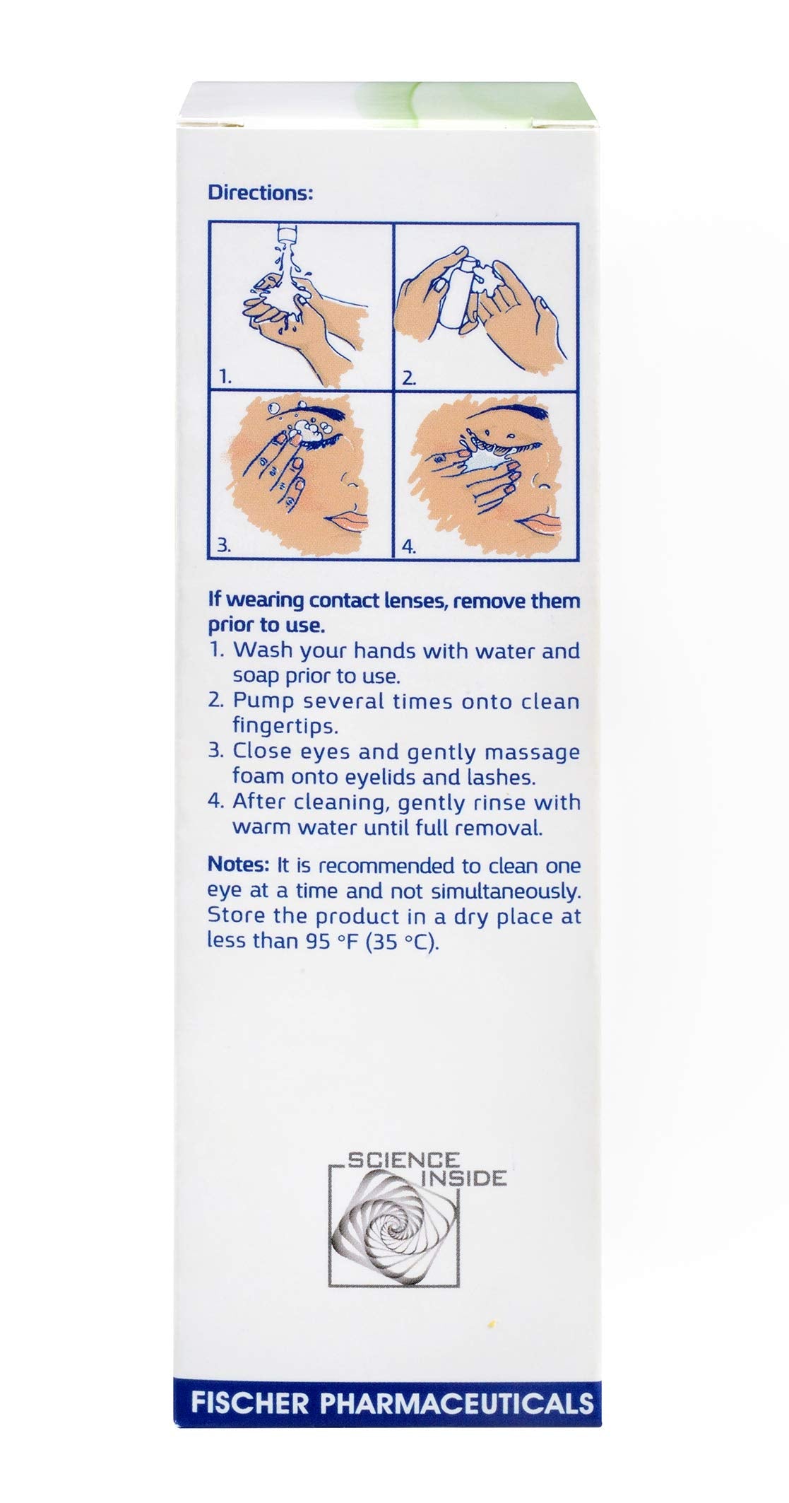 Dr. Fischer ingredients label highlighting tea tree oil and soothing components for reassurance