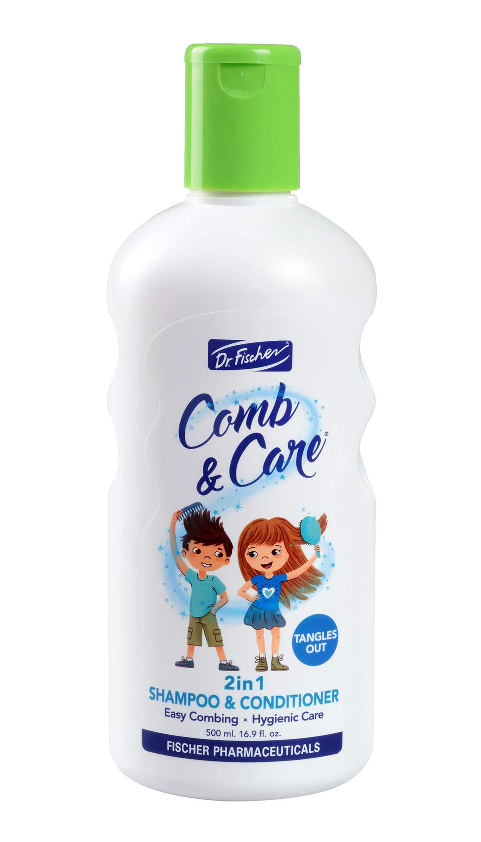 Dr. Fischer front packaging showing kid-friendly branding and benefits