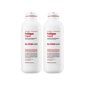 dr.forhair Folligen front packaging showing two bottles and clear labeling for value