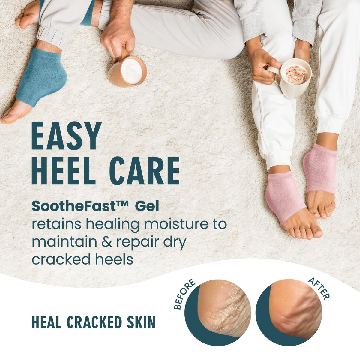 Dr. Frederick's close-up of gel lining revealing infused oils benefit