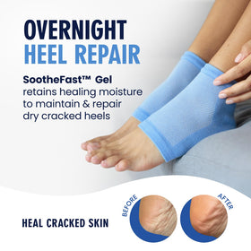 Dr. Frederick's close-up of gel lining showing moisture-locking cushion benefit