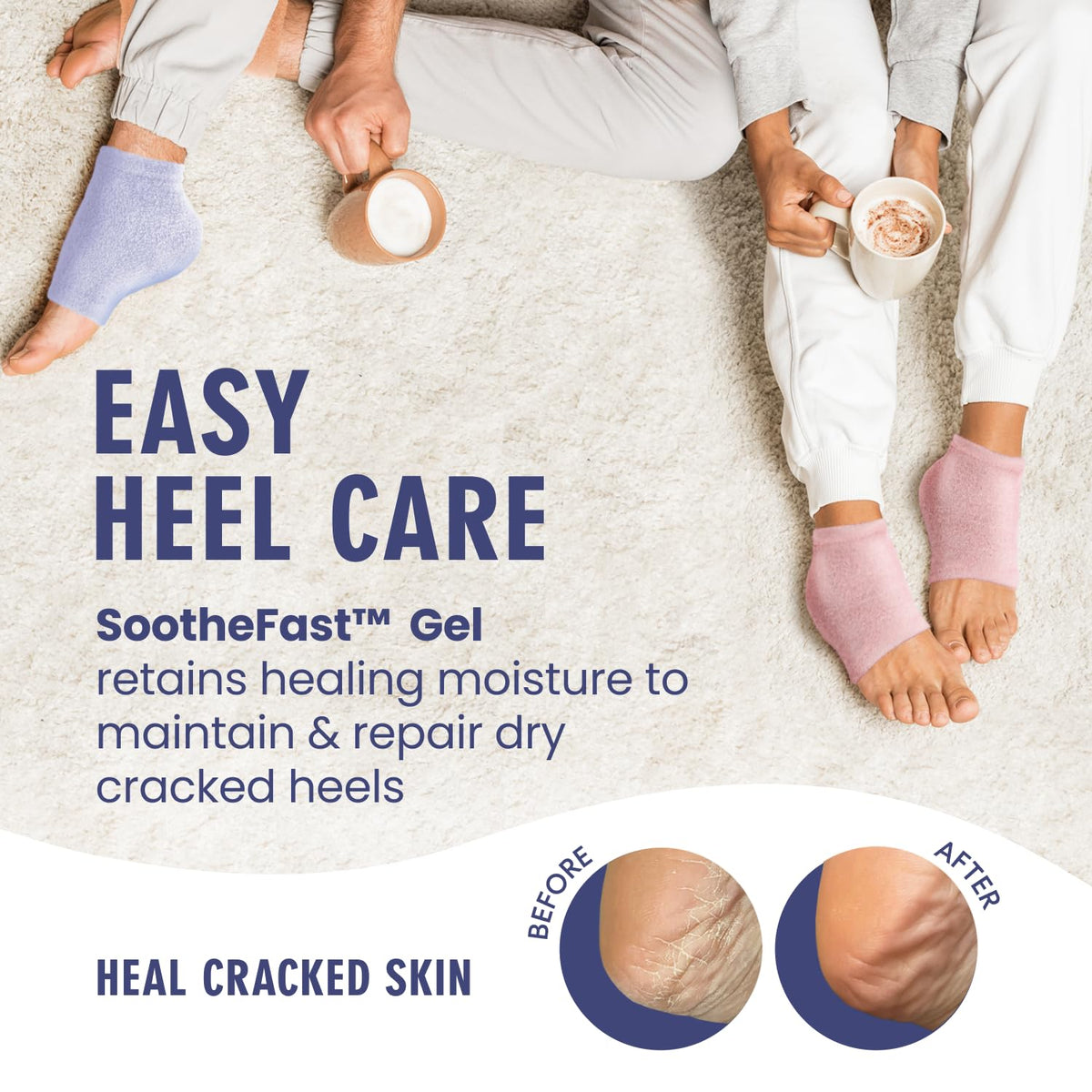Dr. Frederick's close-up of gel lining highlighting oil infusion and overnight hydration