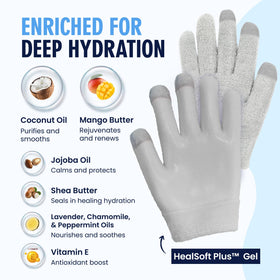 Dr. Frederick's gel lining close-up showing rich mango butter hydration