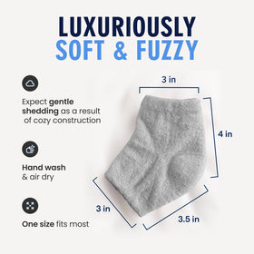 Dr. Frederick's socks pictured on bedside table for overnight use