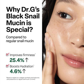 Dr. G cream spread on skin close-up showing coverage, smooth finish, and immediate hydration