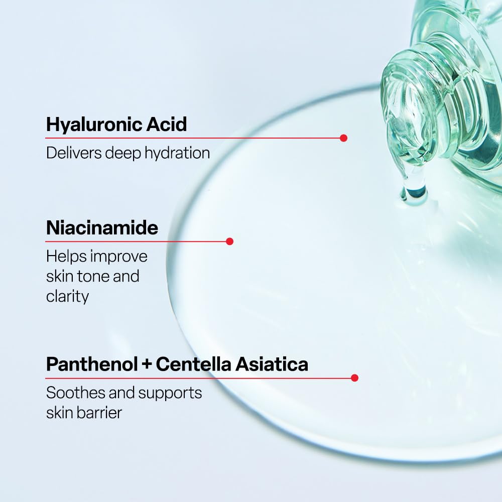 Dr.G product label and ingredients list close-up, shows transparent formulation