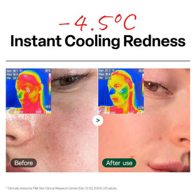Dr.G serum on skin spreading smoothly, emphasizes quick absorption