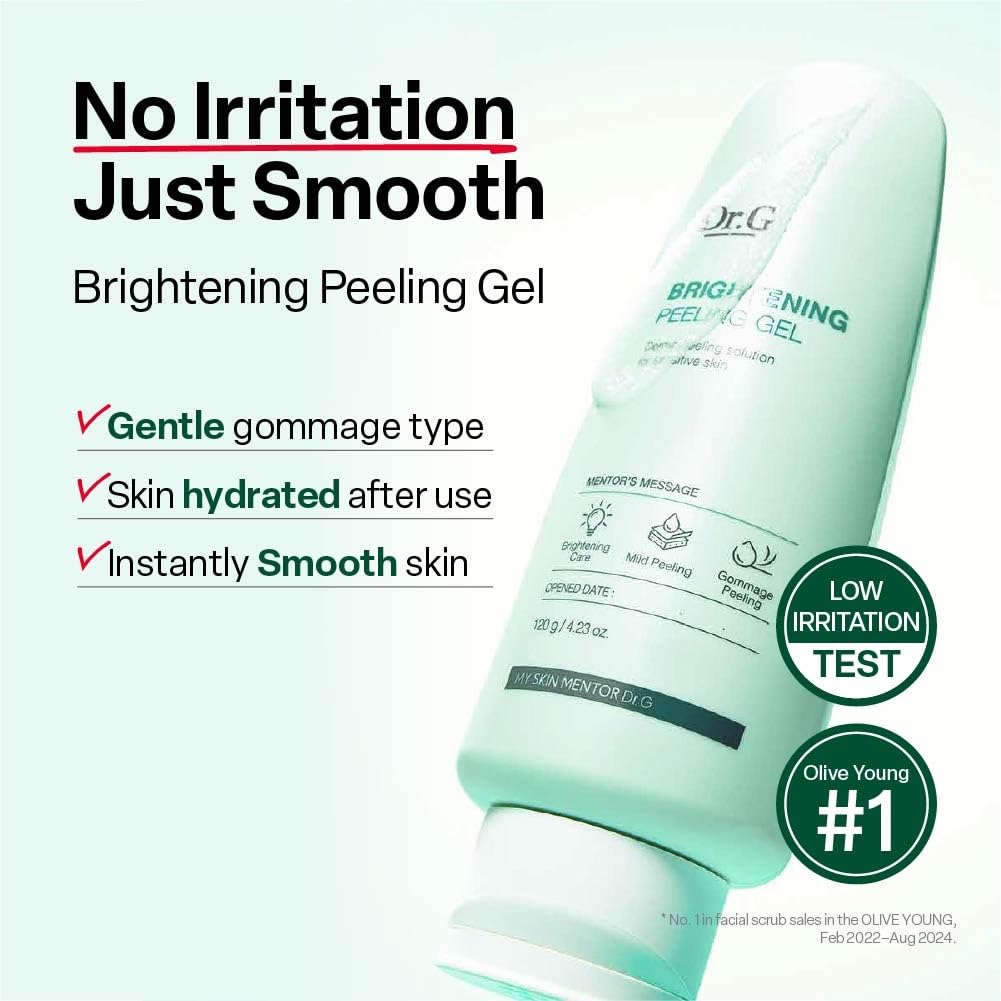 Dr. G open tube texture closeup showing smooth gel and hydration