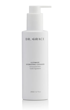 Dr. Grace cleanser front packaging showing clean design and benefits