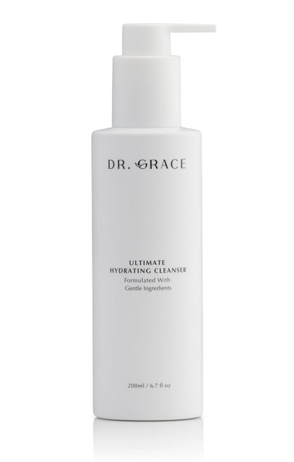 Dr. Grace cleanser front packaging showing clean design and benefits