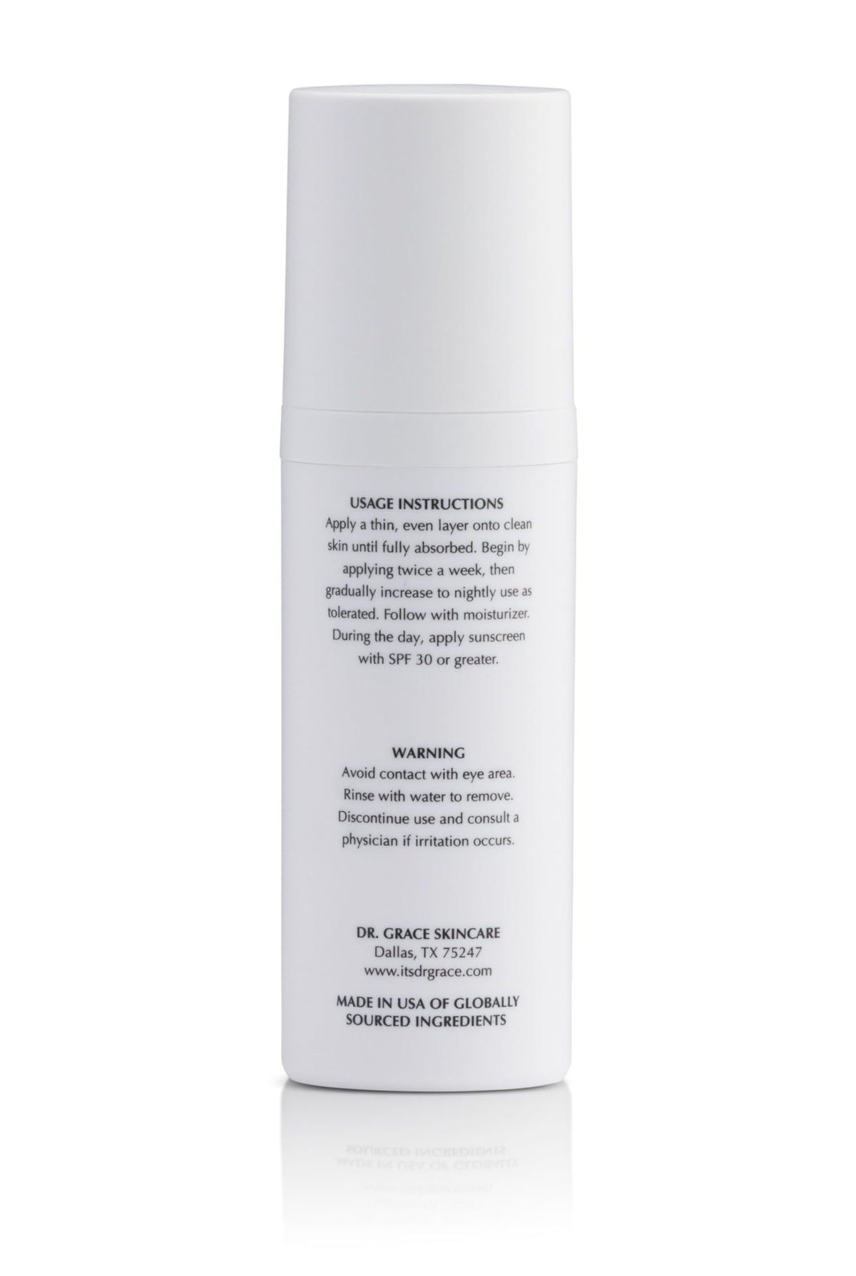 Dr. Grace serum texture close-up highlighting smooth absorbent formula for hydrated skin