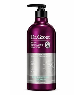 Dr Groot front bottle showing 700 ml and volumizing benefit