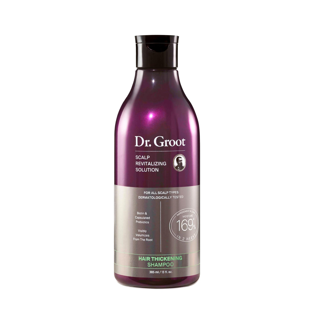Dr. Groot front bottle shot showing clean packaging and branding benefit