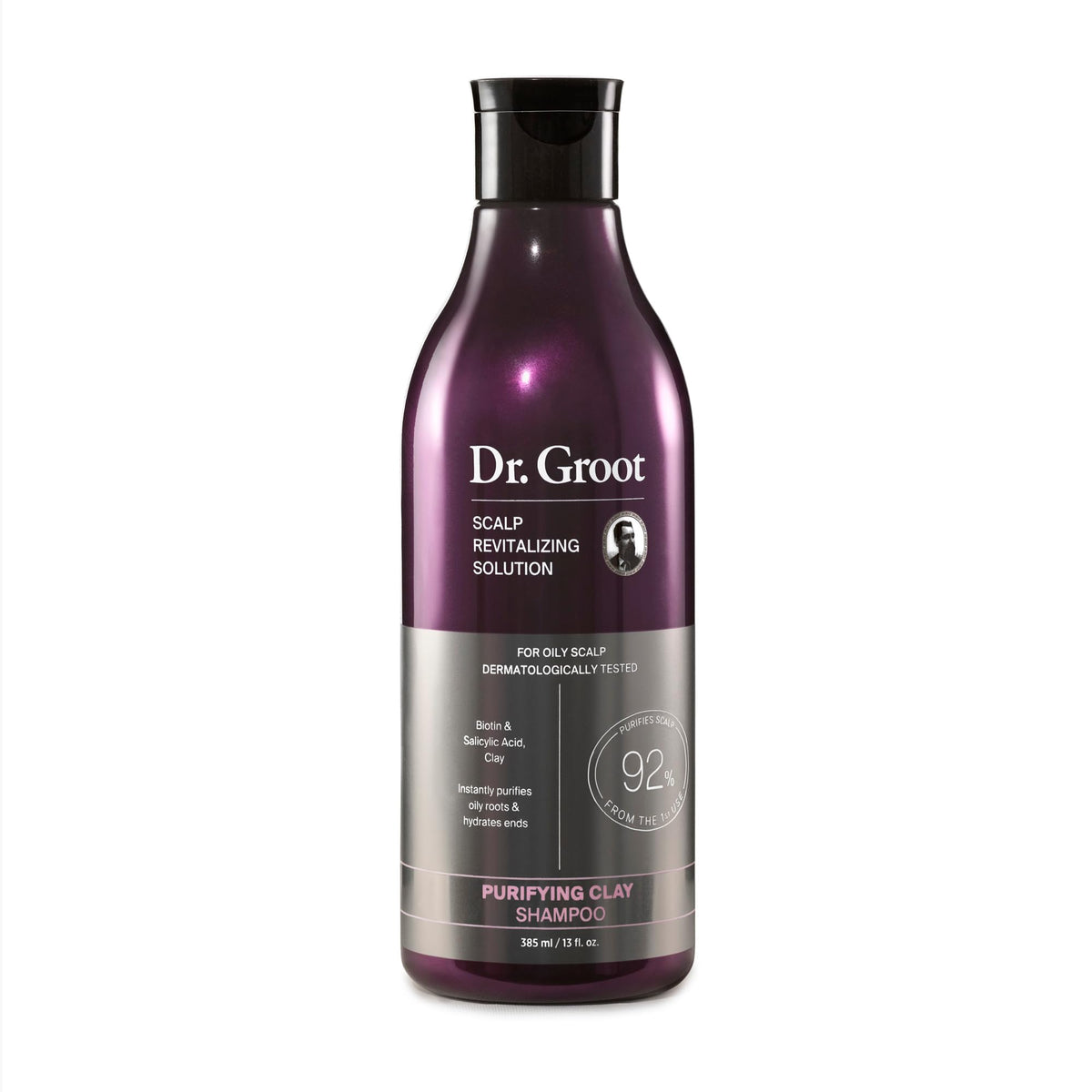 Dr. Groot front packaging showing product and benefits for clarified roots