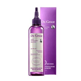 Dr. Groot front packaging showing detox water for clearer scalp